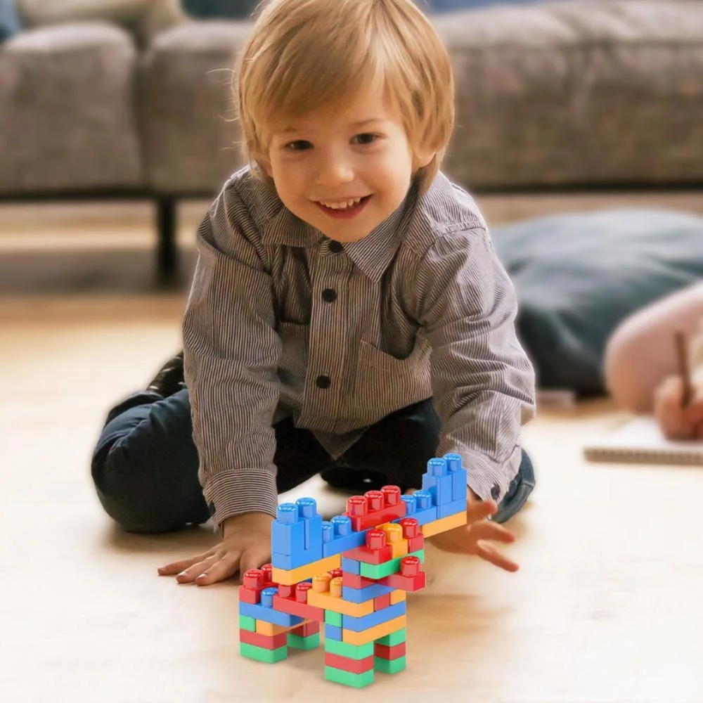 BRINQUEDO PARA MONTAR SACOLA CONSTRUCAO CLICK 440PCS DISMAT (UNIDADE) - imagem 4