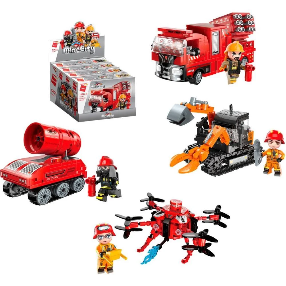 BRINQUEDO PARA MONTAR SET BOMBEIRO EM ACAO (S) KEEPPLAY (DP.C/04) - imagem 8