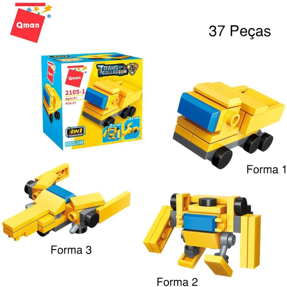 BRINQUEDO PARA MONTAR SET CONSTRUCAO/POLICIA 3EM1(S) KEEPPLAY (DP.C/10) - imagem 3