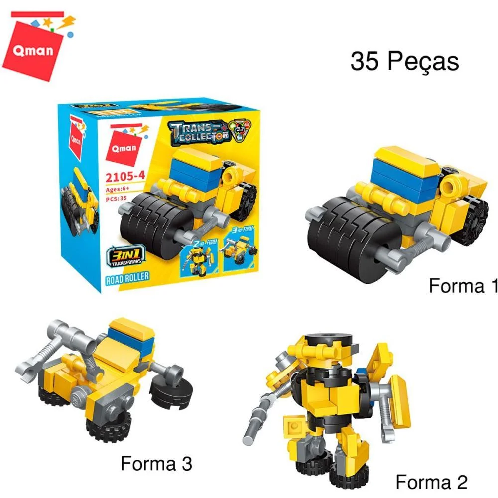 BRINQUEDO PARA MONTAR SET CONSTRUCAO/POLICIA 3EM1(S) KEEPPLAY (DP.C/10) - imagem 7