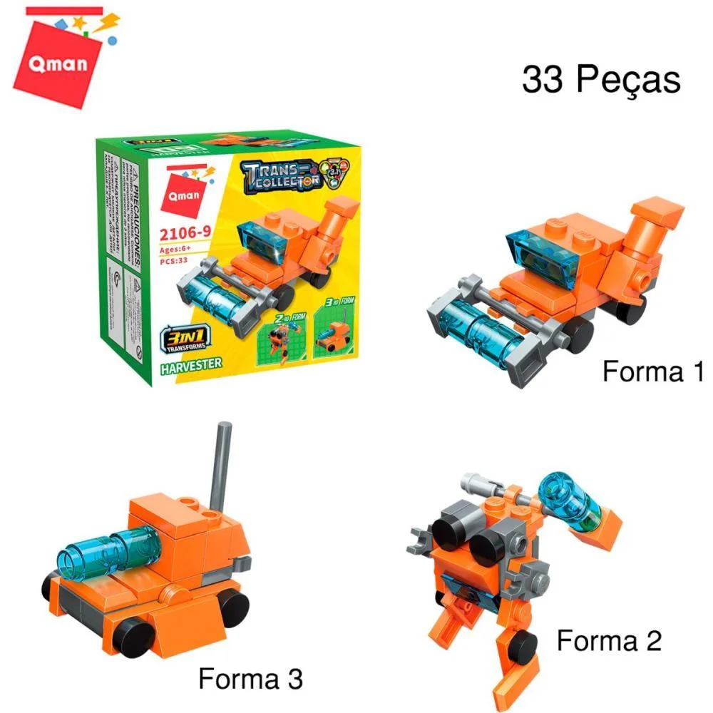 BRINQUEDO PARA MONTAR SET MILITAR/TRANSPORTES 3EM1(S KEEPPLAY (DP.C/10) - imagem 11