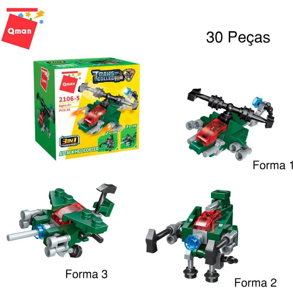 BRINQUEDO PARA MONTAR SET MILITAR/TRANSPORTES 3EM1(S KEEPPLAY (DP.C/10) - imagem 7