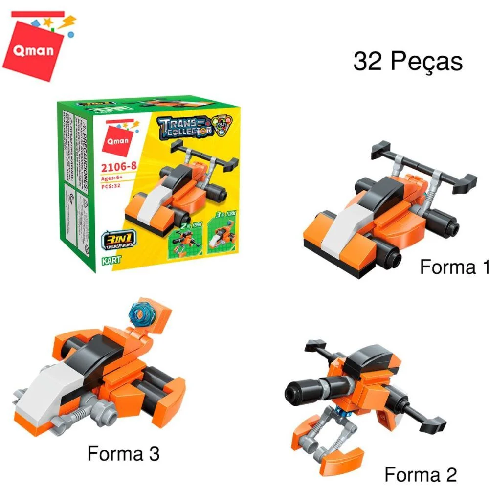 BRINQUEDO PARA MONTAR SET MILITAR/TRANSPORTES 3EM1(S KEEPPLAY (DP.C/10) - imagem 10