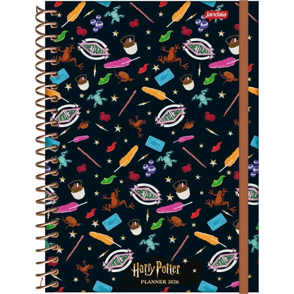 AGENDA/PLANNER 2026 HARRY POTTER ESP 80F 175X242MM JANDAIA (PCT.C/04) - imagem 5