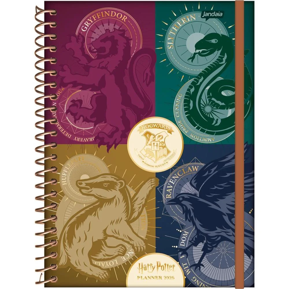 AGENDA/PLANNER 2026 HARRY POTTER ESP 80F 175X242MM JANDAIA (PCT.C/04) - imagem 6