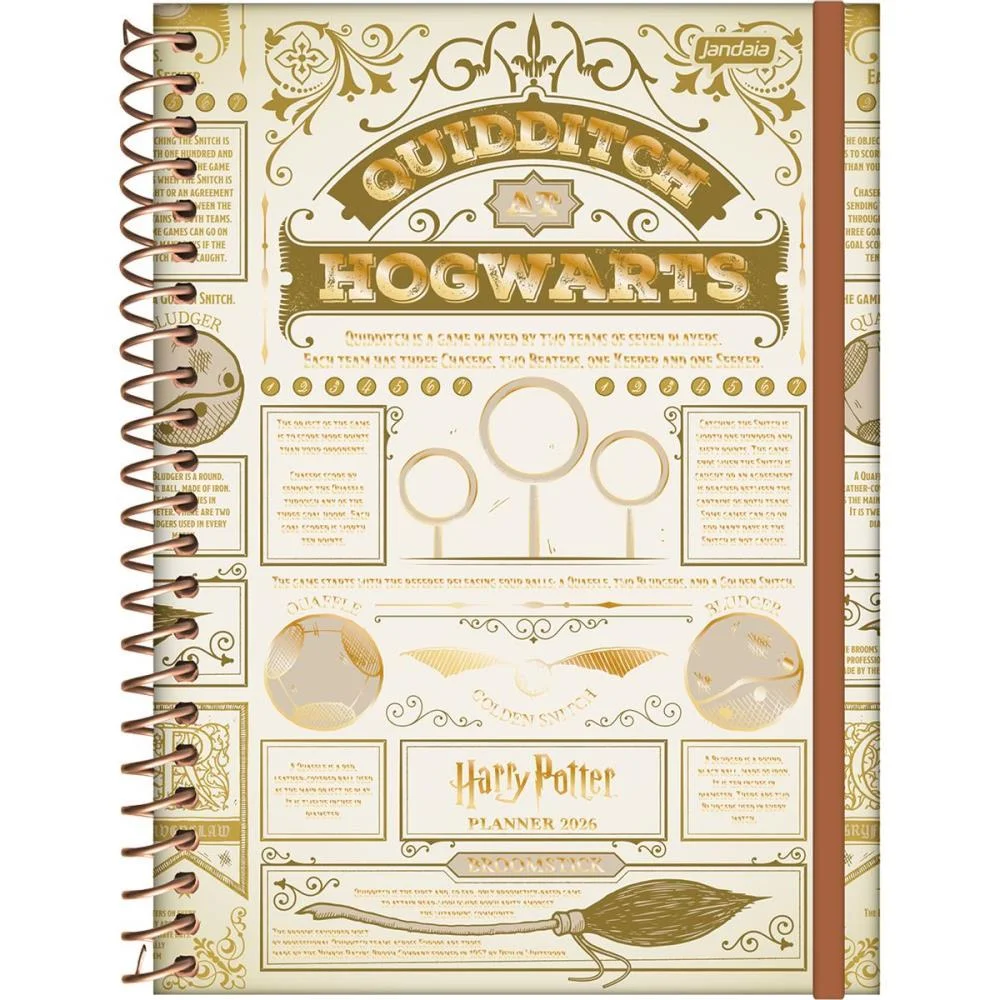 AGENDA/PLANNER 2026 HARRY POTTER ESP 80F 175X242MM JANDAIA (PCT.C/04) - imagem 7