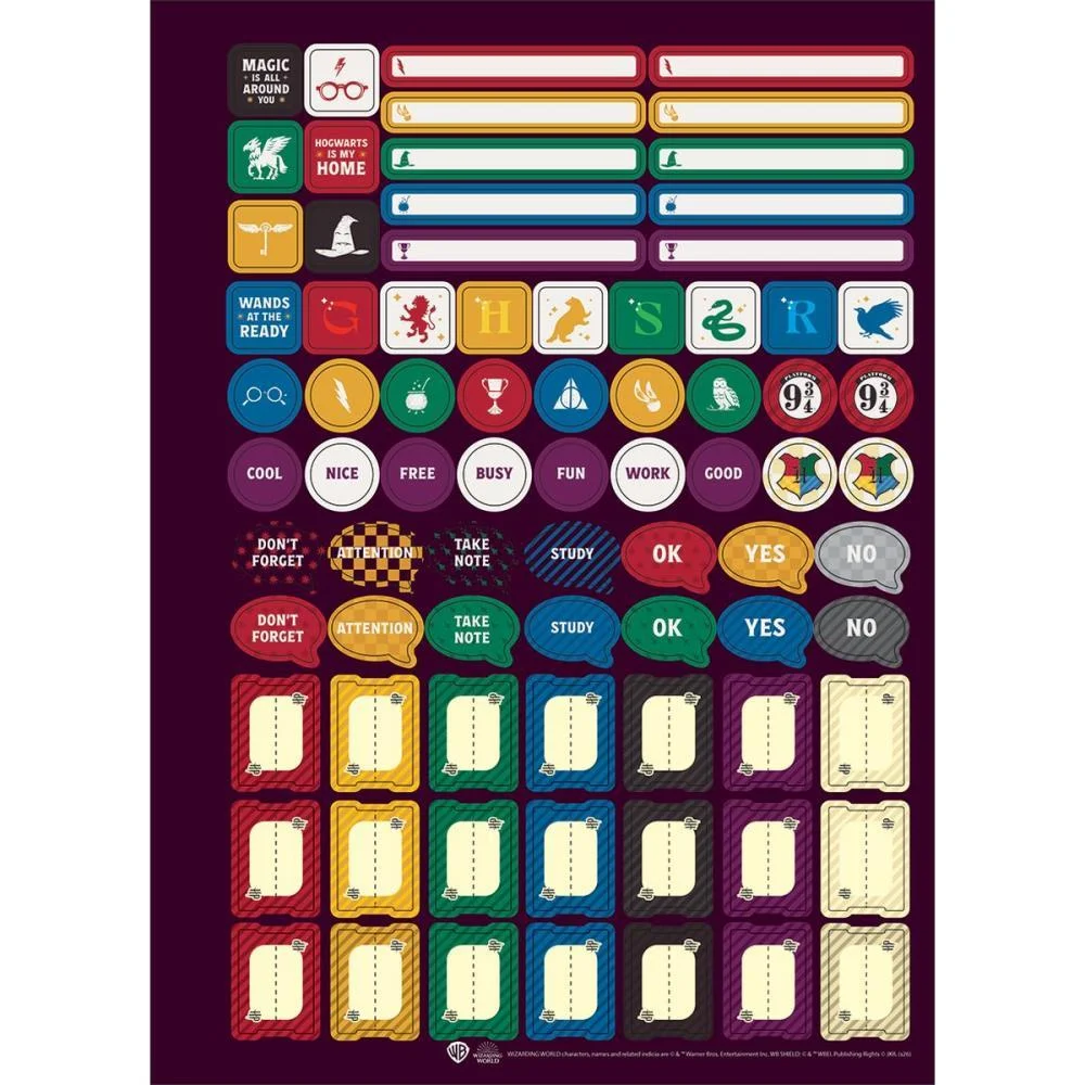 AGENDA/PLANNER 2026 HARRY POTTER ESP 80F 175X242MM JANDAIA (PCT.C/04) - imagem 9