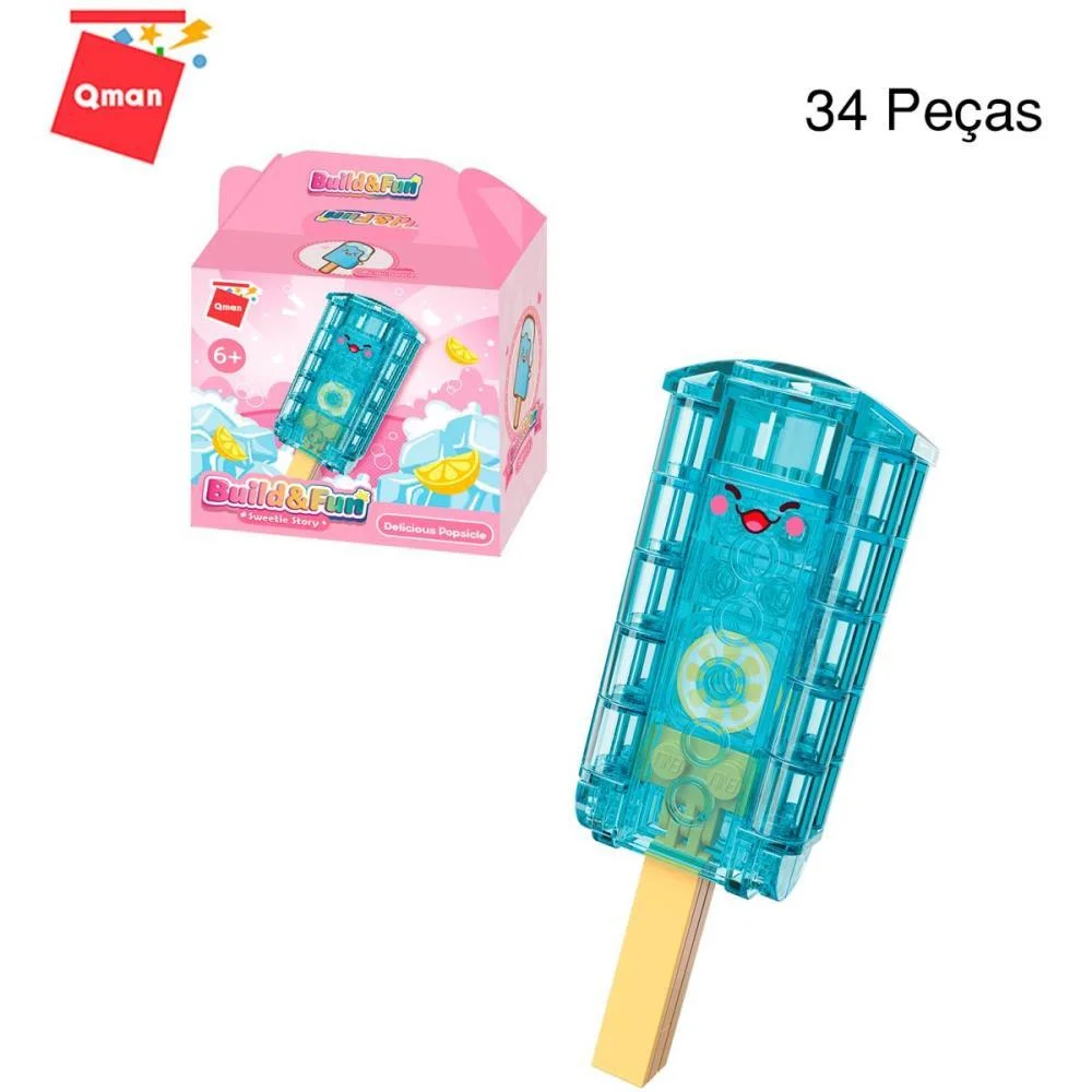 BRINQUEDO PARA MONTAR SET BUILD FUN COMIDINHAS (S) KEEPPLAY (DP.C/06) - imagem 3