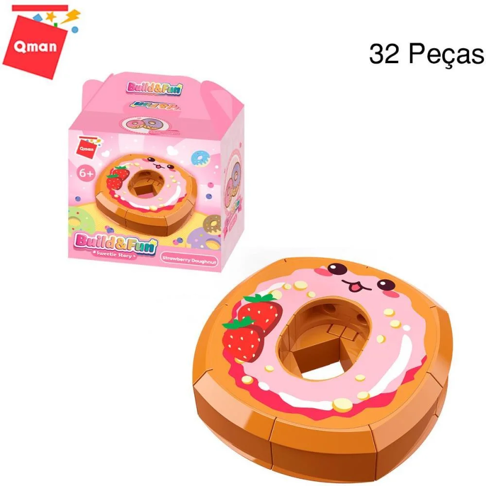 BRINQUEDO PARA MONTAR SET BUILD FUN COMIDINHAS (S) KEEPPLAY (DP.C/06) - imagem 4