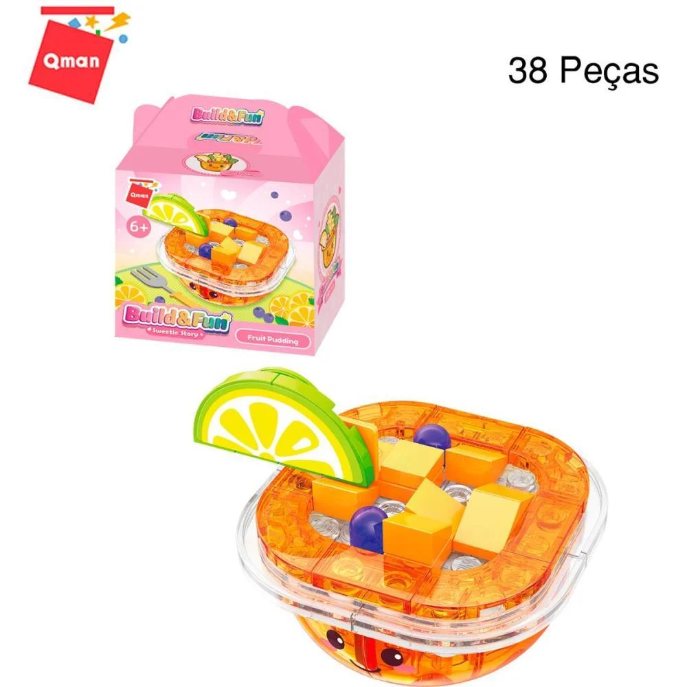 BRINQUEDO PARA MONTAR SET BUILD FUN COMIDINHAS (S) KEEPPLAY (DP.C/06) - imagem 5