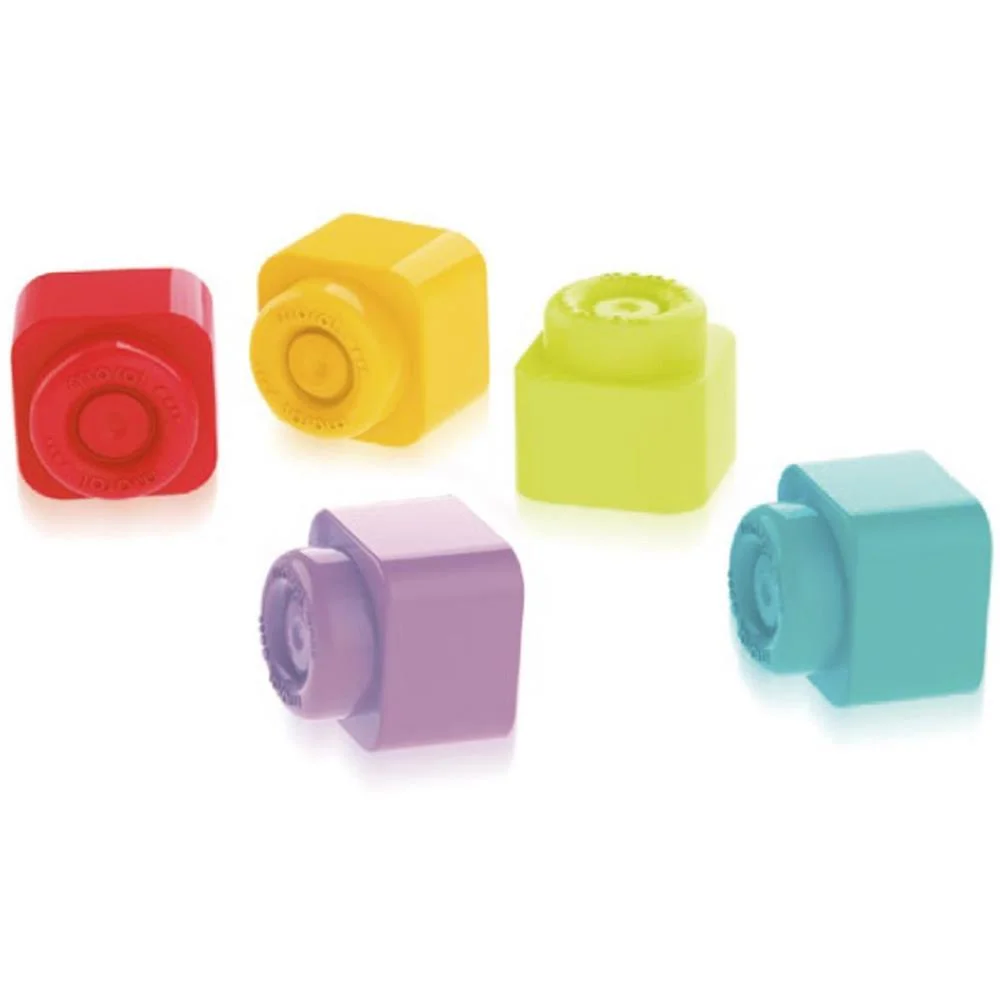 BRINQUEDO PARA MONTAR SOFT BLOCKS 12PCS MACIAS MARAL (UNIDADE) - imagem 2