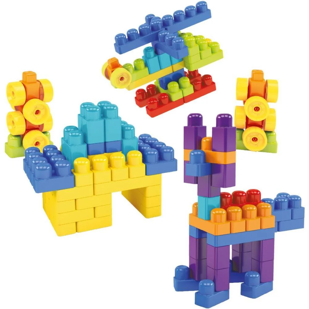 BRINQUEDO PARA MONTAR SUPER CAIXA DIVERTIDA 120PECAS DISMAT (UNIDADE) - imagem 4