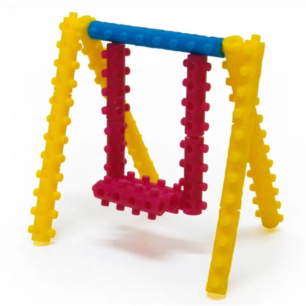 BRINQUEDO PARA MONTAR PINOS MAGICOS 30 PECAS ELKA (UNIDADE) - imagem 4