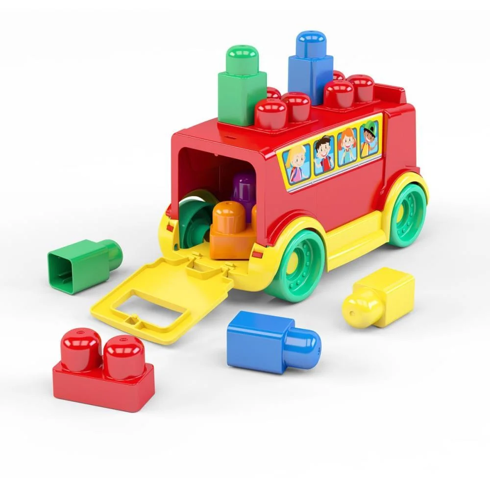 BRINQUEDO PARA MONTAR ONIBUS DA BLOCOLANDIA DISMAT (UNIDADE) - imagem 4
