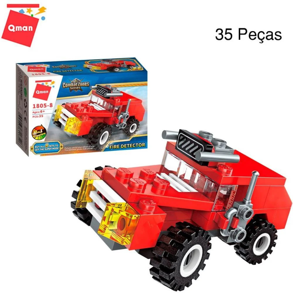 BRINQUEDO PARA MONTAR SUPER CAMINHAO BOMBEIRO (S) KEEPPLAY (DP.C/08) - imagem 3