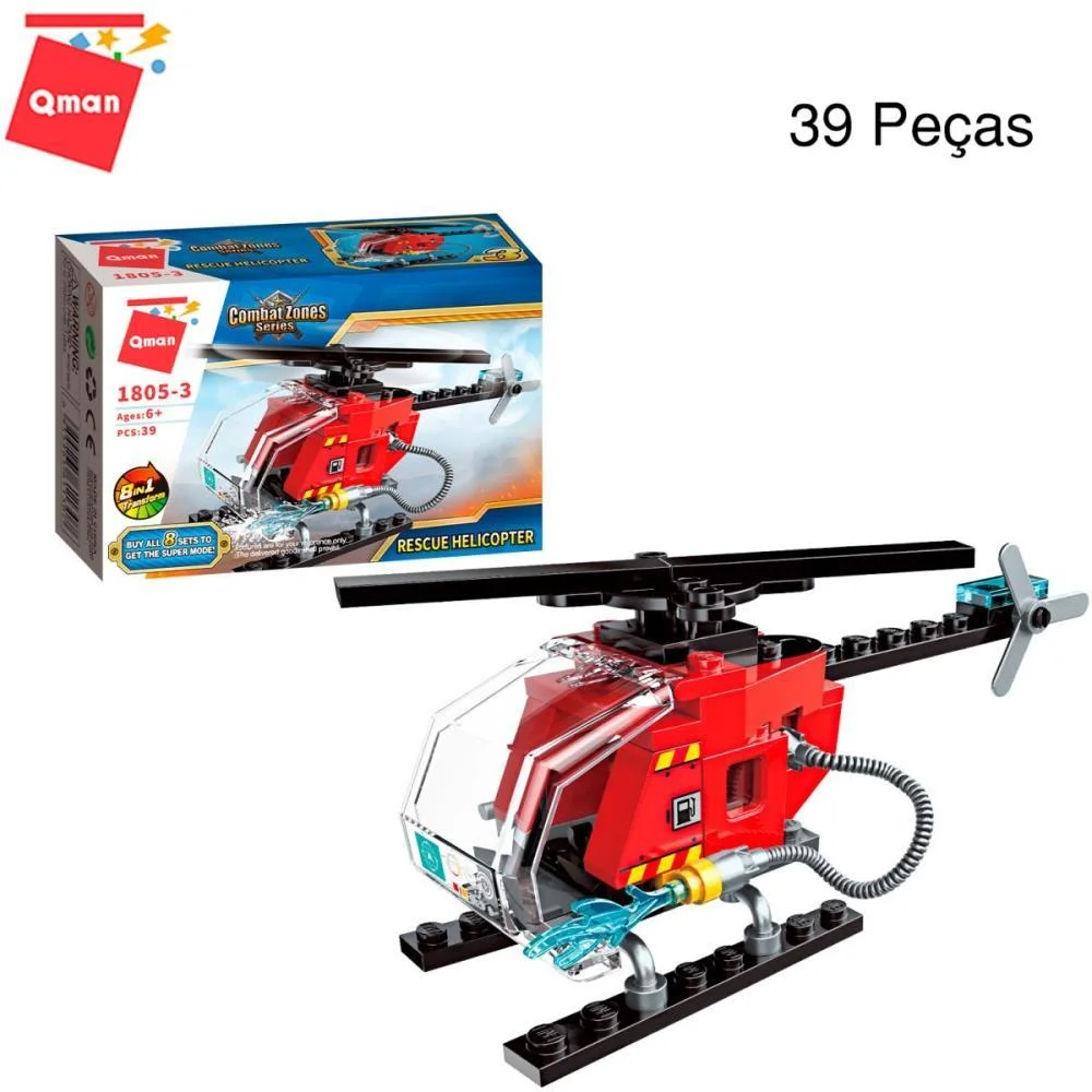 BRINQUEDO PARA MONTAR SUPER CAMINHAO BOMBEIRO (S) KEEPPLAY (DP.C/08) - imagem 8