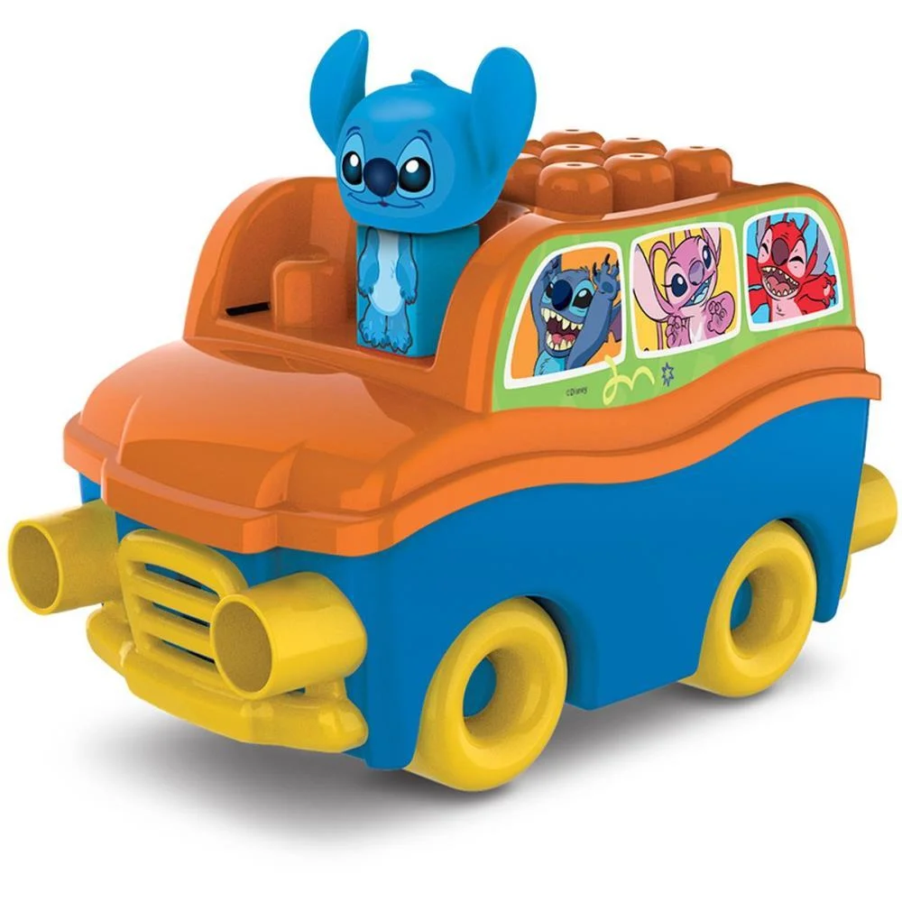 BRINQUEDO PARA MONTAR STITCH VAN BLOCOS MAGICOS 17PC ELKA (UNIDADE) - imagem 2