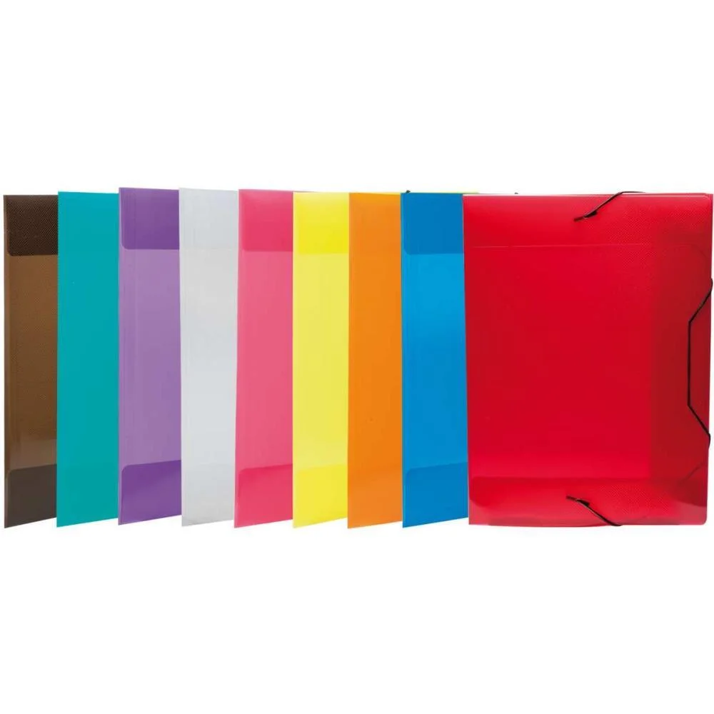 PASTA ABA ELASTICA PLASTICA OFICIO TOPLINE SORTIDA DELLO (PCT.C/10) - imagem 2