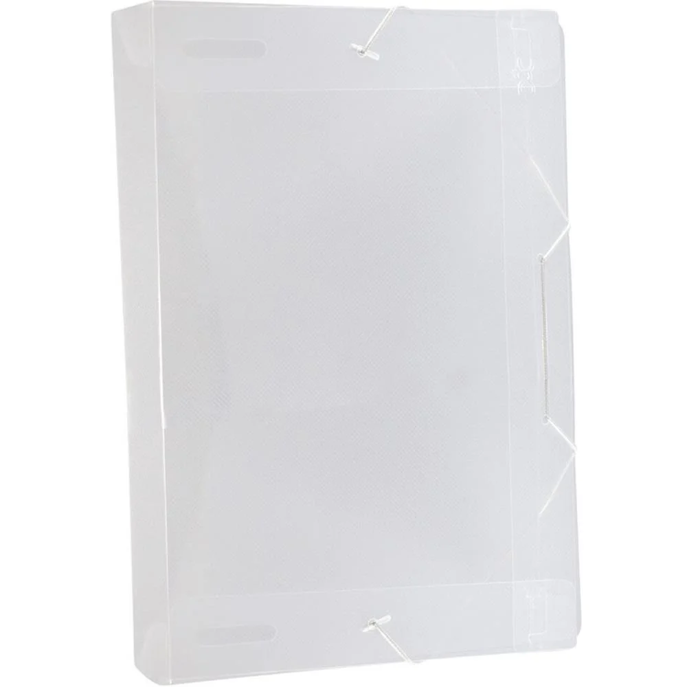 PASTA ABA ELASTICA PLASTICA OFICIO 55MM CRISTAL DAC (PCT.C/10) - imagem 4