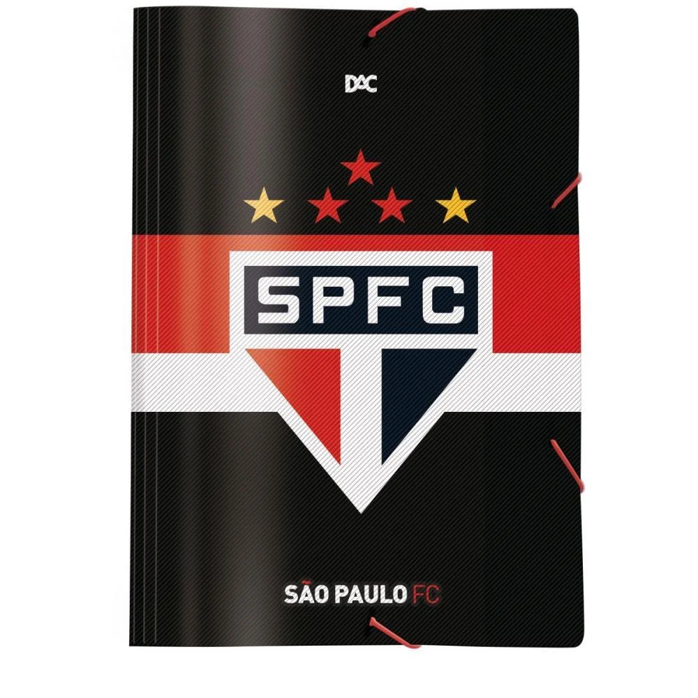 PASTA ABA ELASTICA PLASTICA SAO PAULO FC S/LOMBO DAC (PCT.C/10) - imagem 2