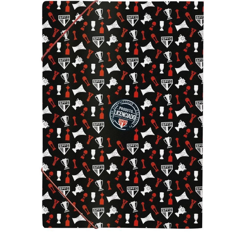 PASTA ABA ELASTICA PLASTICA SAO PAULO FC S/LOMBO DAC (PCT.C/10) - imagem 4