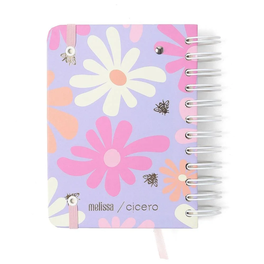 AGENDA/PLANNER 2026 MELISSA BLOOMY 180F 115X160MM CICERO (UNIDADE) - imagem 4