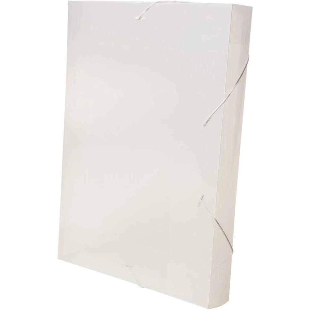 PASTA ABA ELASTICA PLASTICA OFICIO 40MM CRISTAL DELLOLINE DELLO (PCT.C/10) - imagem 3