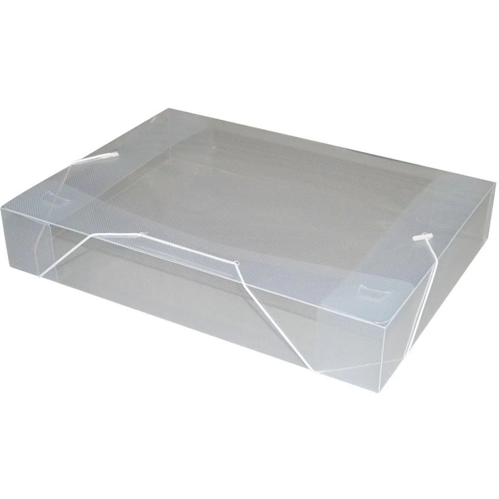 PASTA ABA ELASTICA PLASTICA OFICIO 55MM CRISTAL ACP (PCT.C/10) - imagem 3