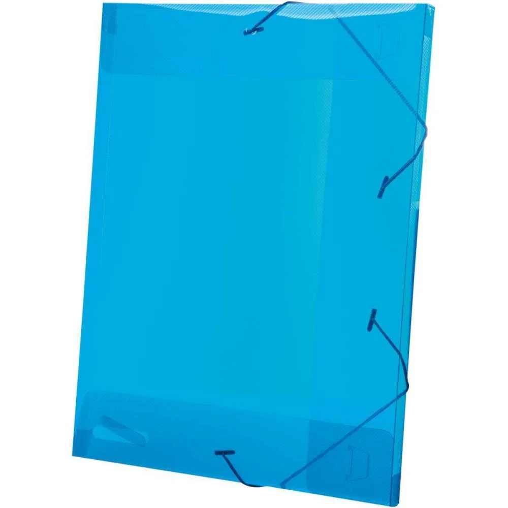 PASTA ABA ELASTICA PLASTICA OFICIO 20MM AZUL DELLOLINE DELLO (PCT.C/10) - imagem 4