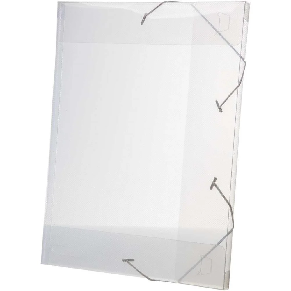 PASTA ABA ELASTICA PLASTICA OFICIO 20MM CRISTAL DELLOLINE DELLO (PCT.C/10) - imagem 3