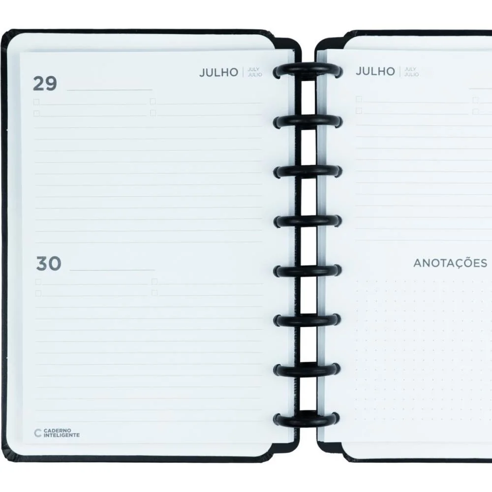 CADERNO INTELIGENTE AGENDA A5 BLACK 97FLS 90G CADERNO INTELIGENTE (UNIDADE) - imagem 4