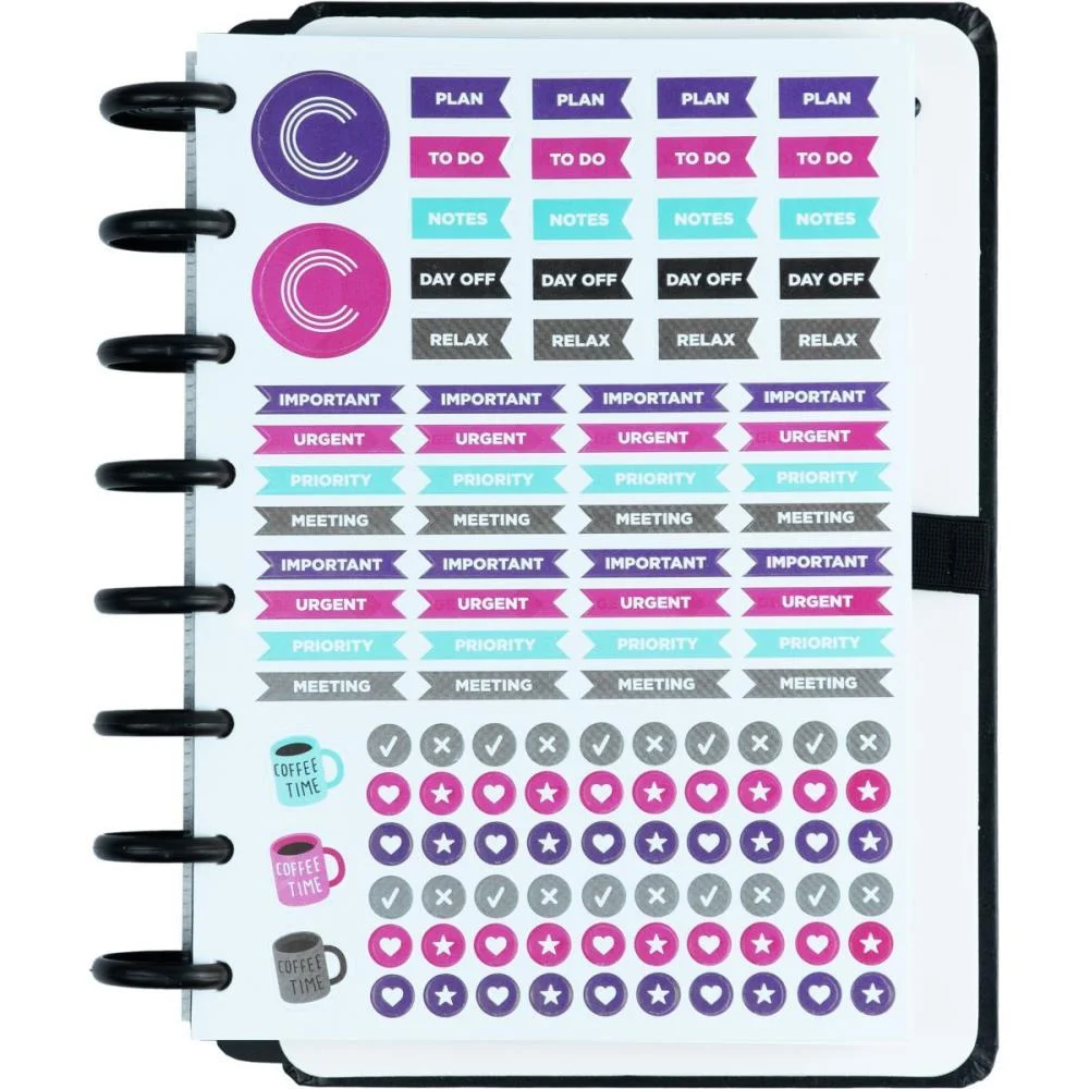 CADERNO INTELIGENTE AGENDA A5 BLACK 97FLS 90G CADERNO INTELIGENTE (UNIDADE) - imagem 5