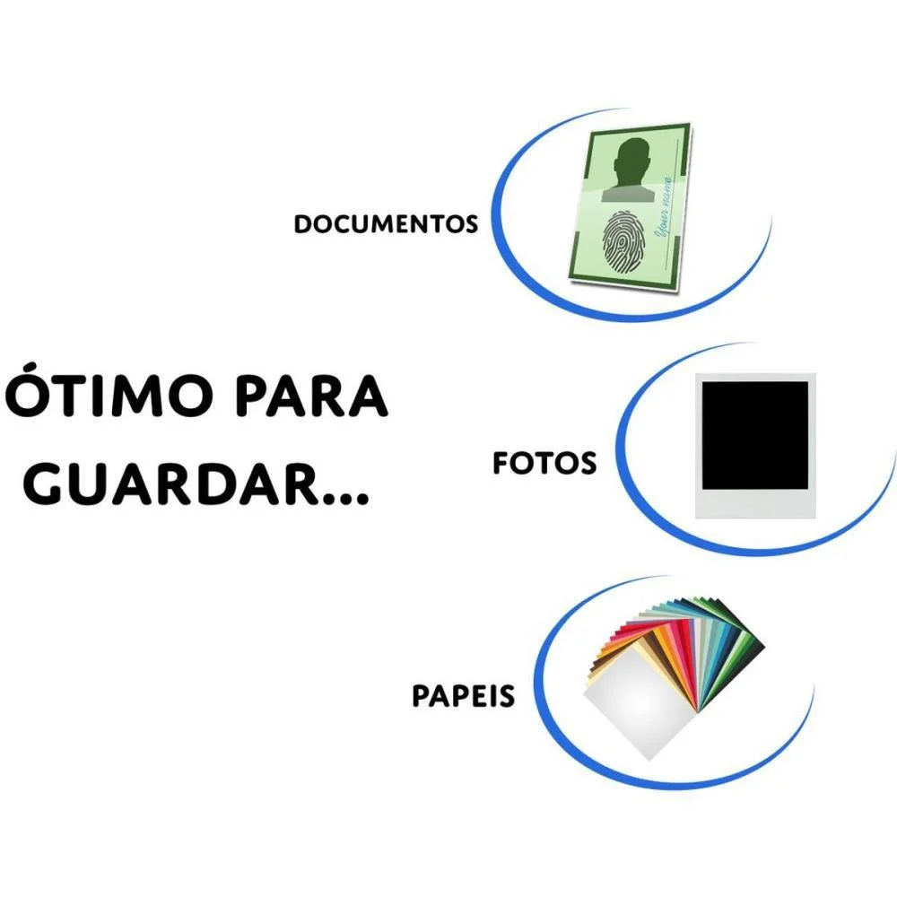 PASTA CANALETA OFICIO CRISTAL ROTOCLIP POLIBRAS (PCT.C/10) - imagem 5