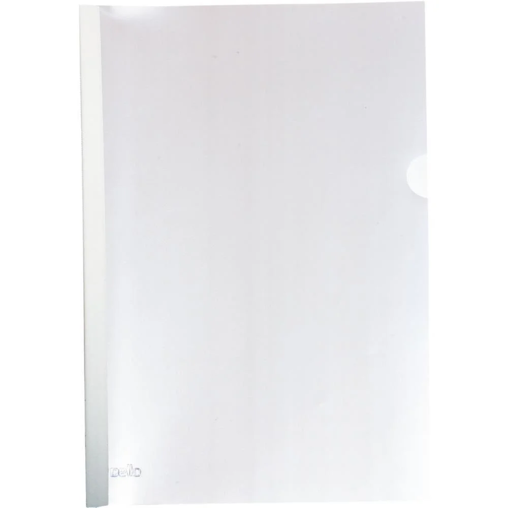 PASTA CANALETA A4 CRISTAL DELLOPLAST DELLO (PCT.C/10) - imagem 3