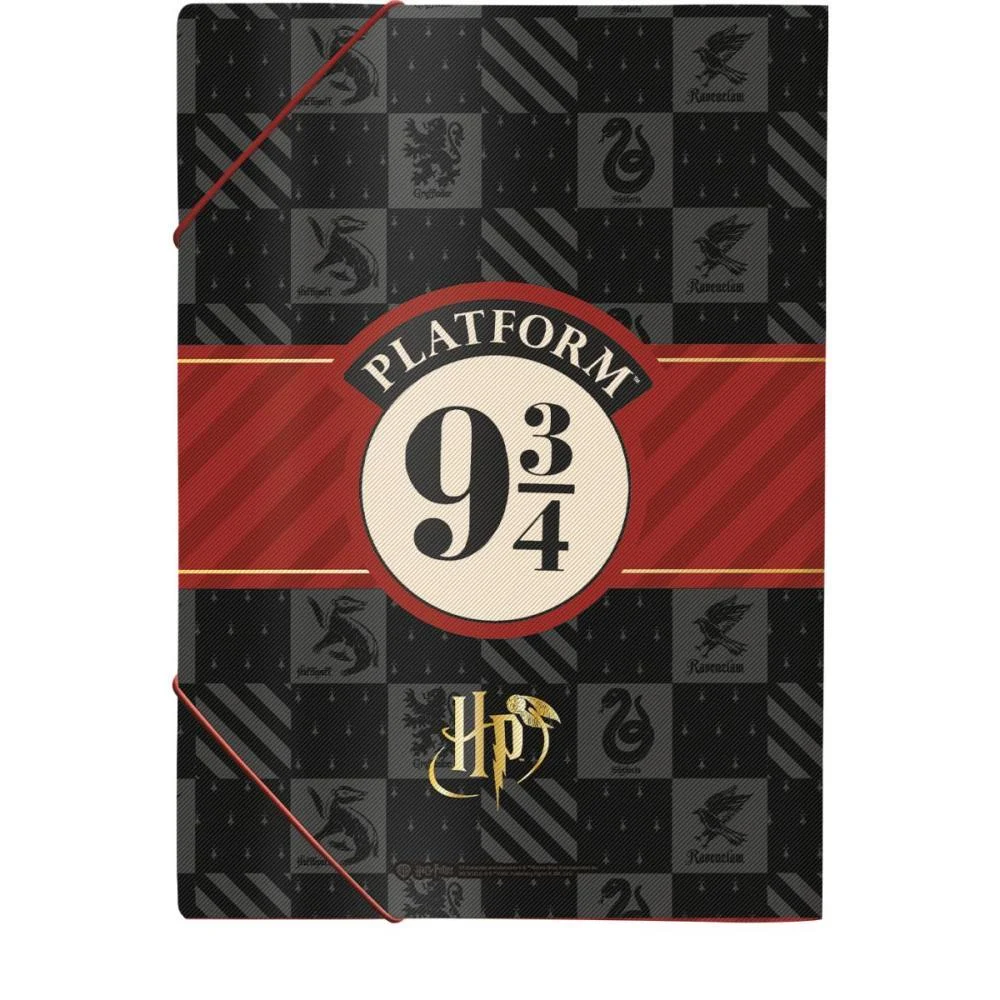 PASTA ABA ELASTICA PLASTICA HARRY POTTER S/LOMBO DAC (PCT.C/10) - imagem 3