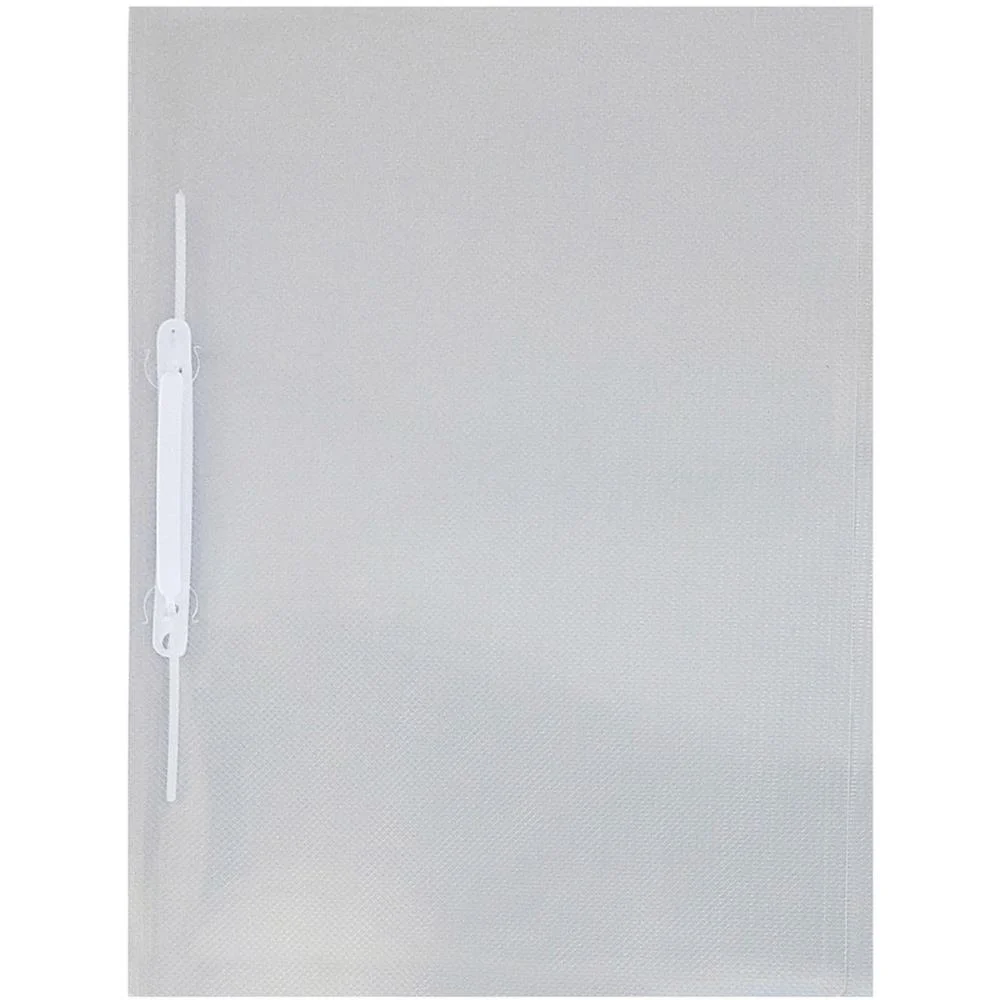 PASTA GRAMPO TRILHO PLASTICA OFICIO CRISTAL ACP (PCT.C/10) - imagem 2