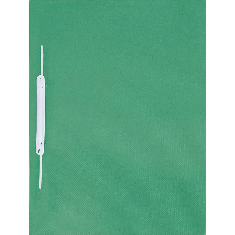 PASTA GRAMPO TRILHO PLASTICA OFICIO VERDE ACP (PCT.C/10) - imagem 2