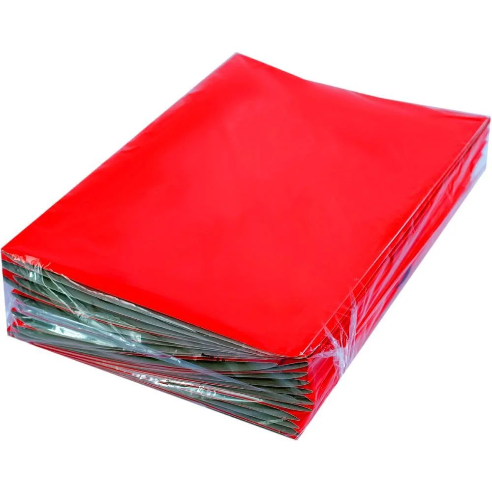 PASTA GRAMPO TRILHO PAPEL OFICIO VERMELHA FRAMA (PCT.C/20) - imagem 4