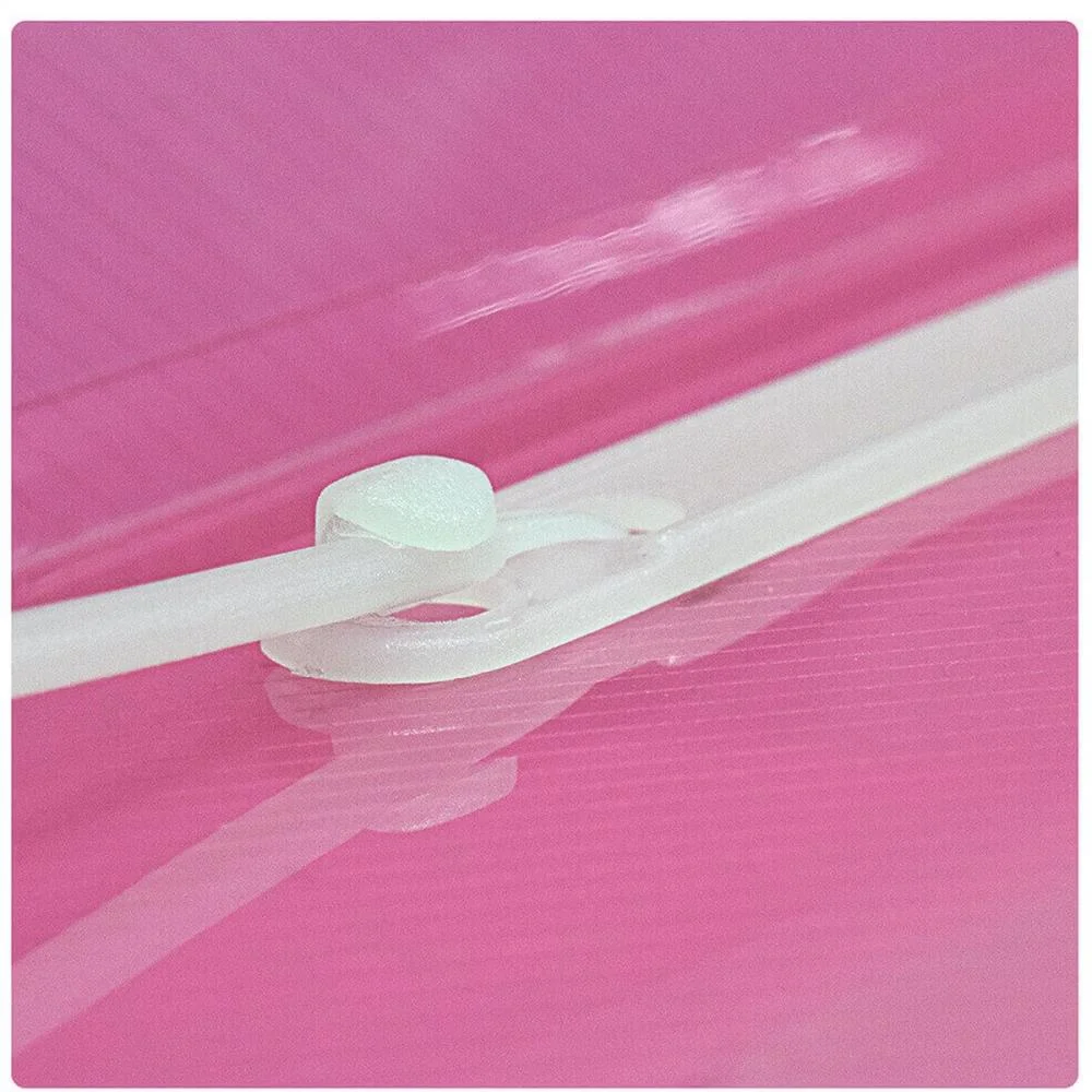 PASTA GRAMPO TRILHO PLASTICA OFICIO ROSA DAC (PCT.C/10) - imagem 5