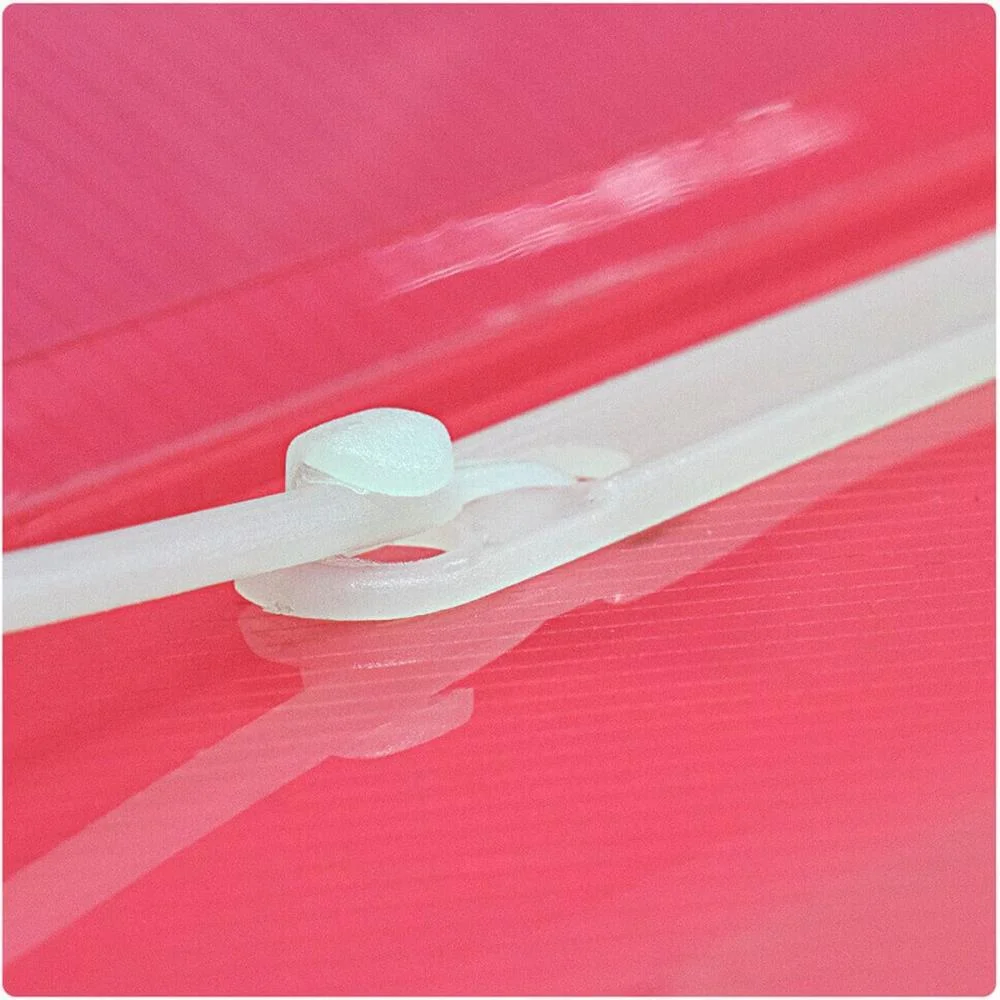 PASTA GRAMPO TRILHO PLASTICA OFICIO VERMELHO DAC (PCT.C/10) - imagem 5