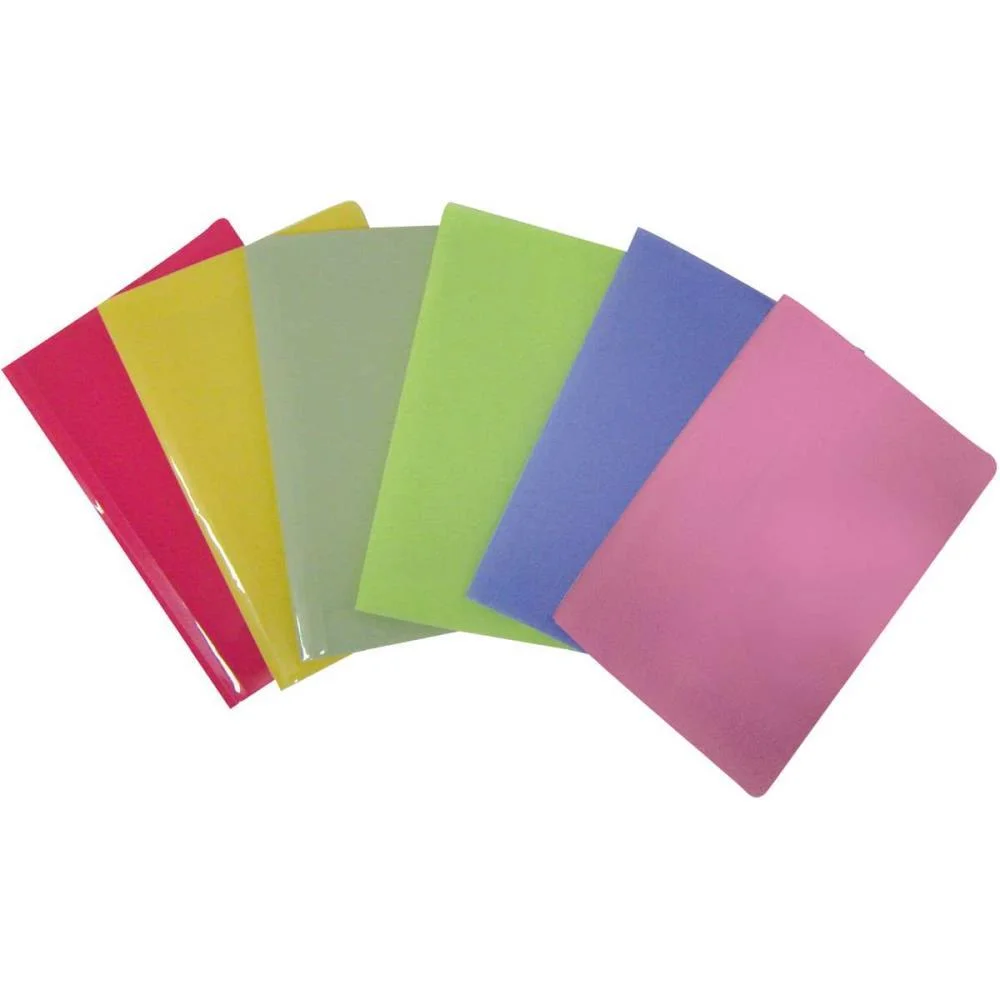 PASTA GRAMPO TRILHO PLASTICA OFICIO CORES SORTIDAS MONTADA V.M.P. (CX.C/50) - imagem 3