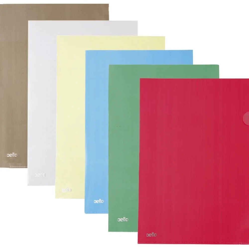 PASTA L A4 VERMELHA DELLOPLAST DELLO (PCT.C/10) - imagem 4