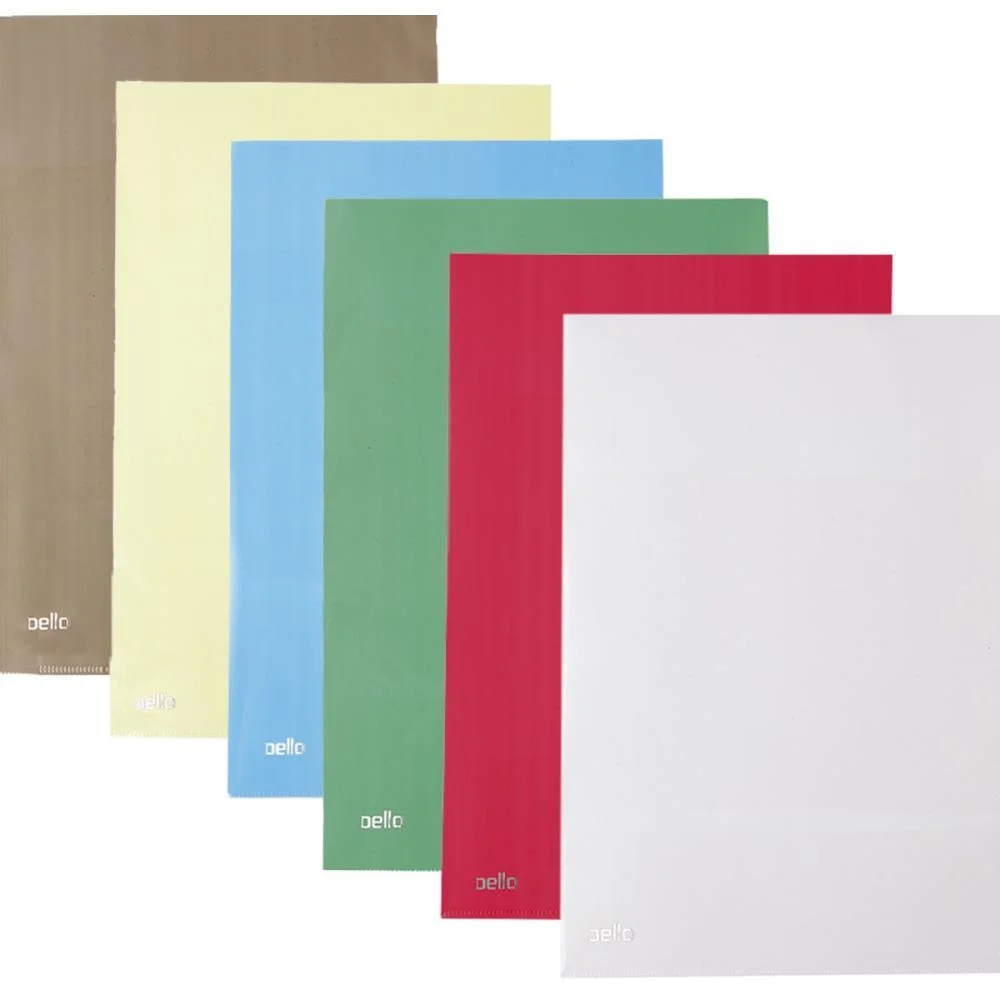 PASTA L OFICIO CRISTAL DELLOPLAST DELLO (PCT.C/10) - imagem 4