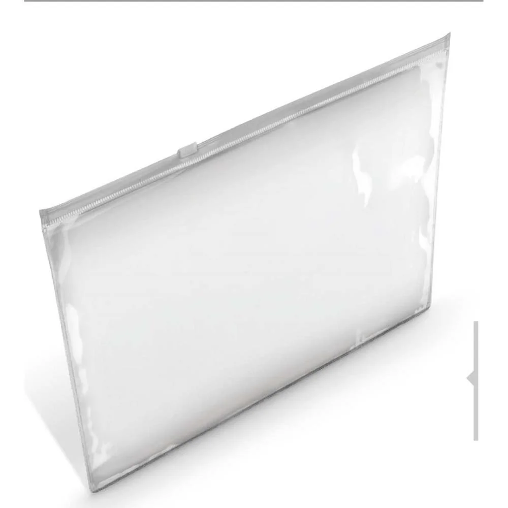 PASTA MALOTE PVC TRANSP. HORIZ 260X360MM POLIBRAS (PCT.C/10) - imagem 2