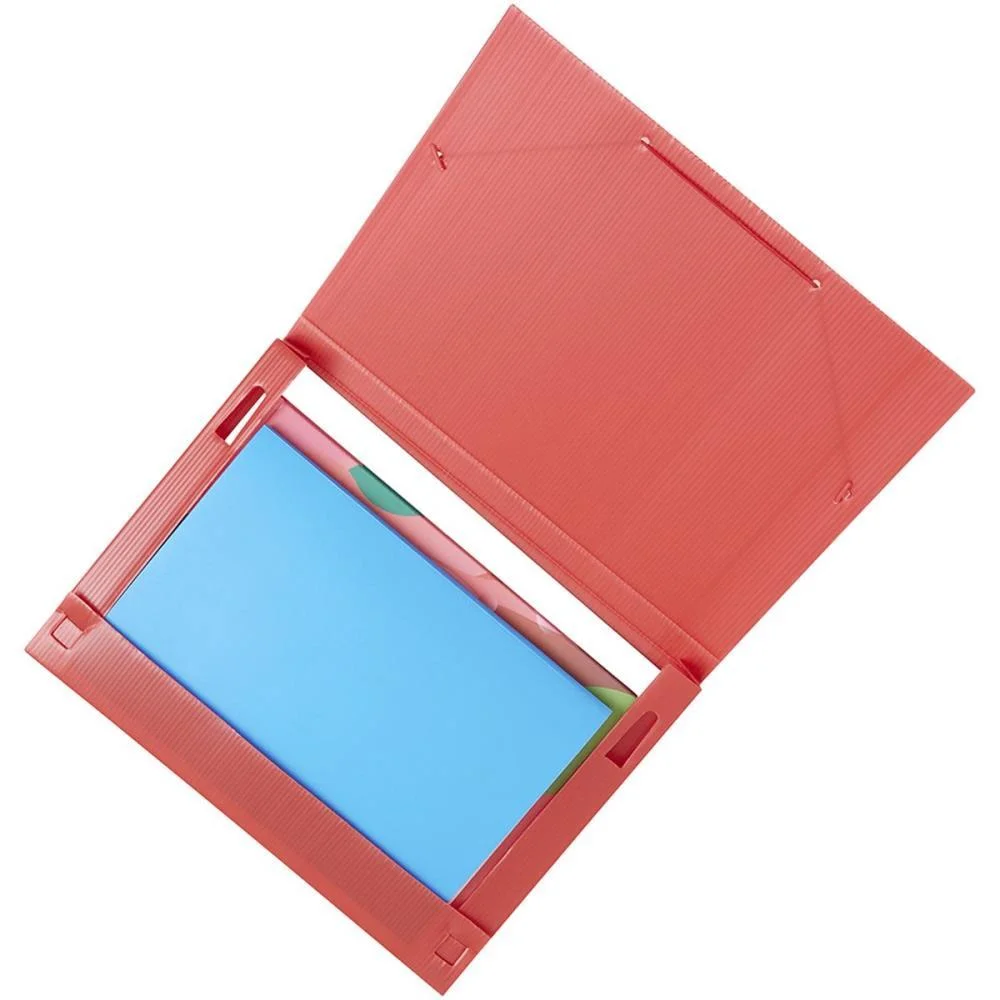 PASTA POLIONDA OFICIO 20MM VERMELHA NOVAONDA POLIBRAS (PCT.C/10) - imagem 4