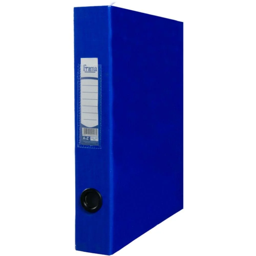 PASTA REGISTRADORA OFICIO ESTREITA AZUL FRAMA (PCT.C/04) - imagem 2