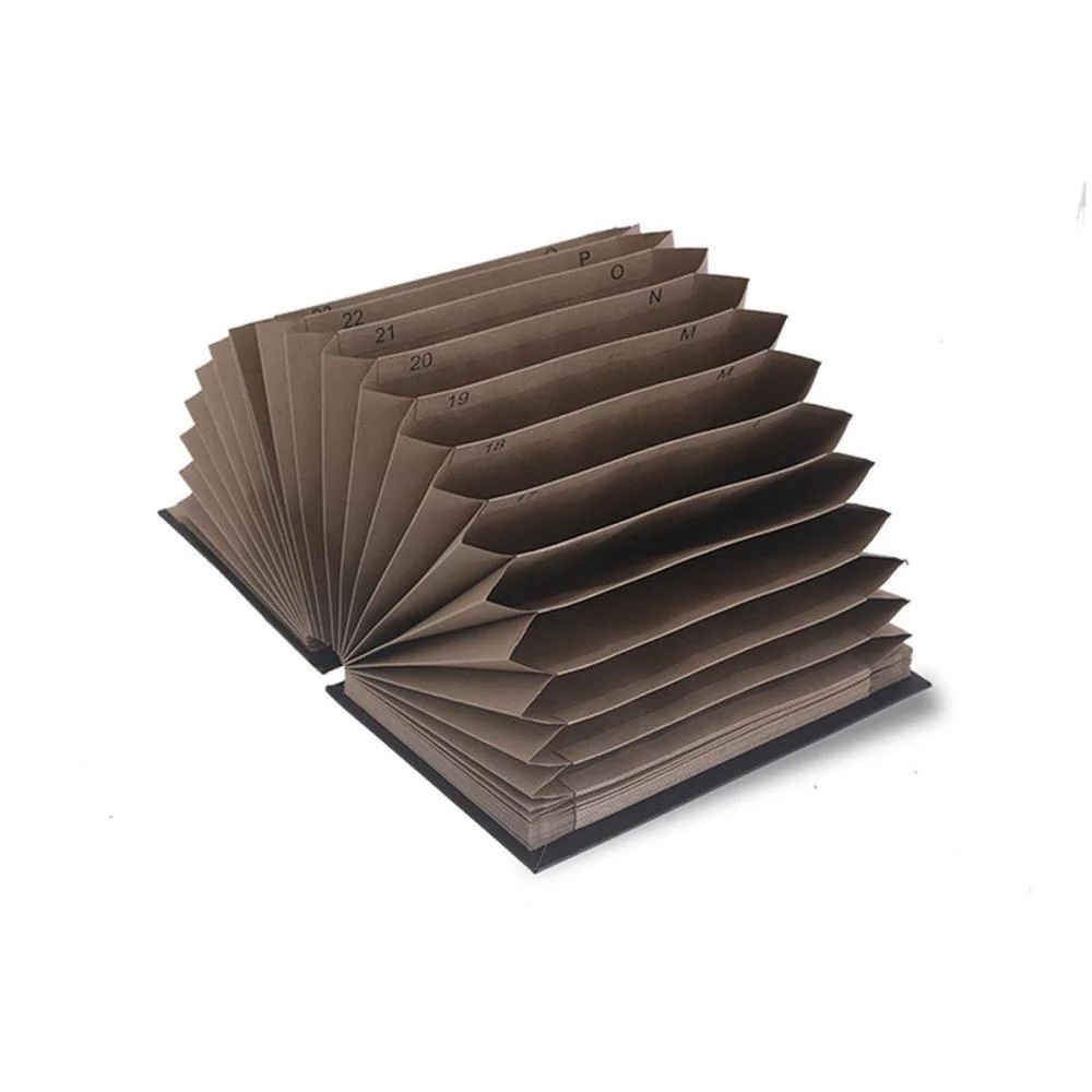 PASTA SANFONADA PAPEL DUPLICATA 31 DIV KRAFT CLASSIC DELLO (UNIDADE) - imagem 4