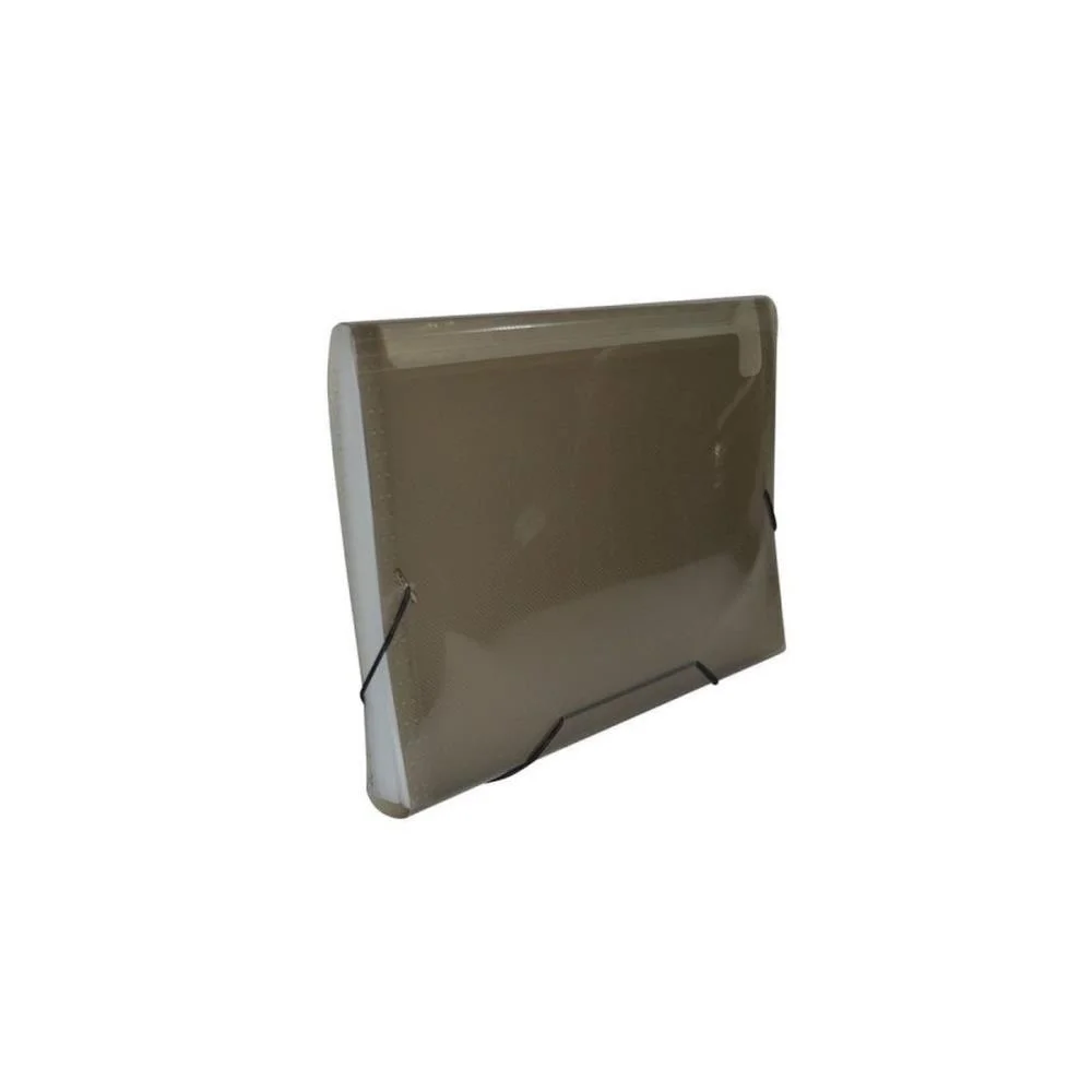 PASTA SANFONADA PLASTICA OFICIO 12 DIVISOES FUME POLIBRAS (UNIDADE) - imagem 4