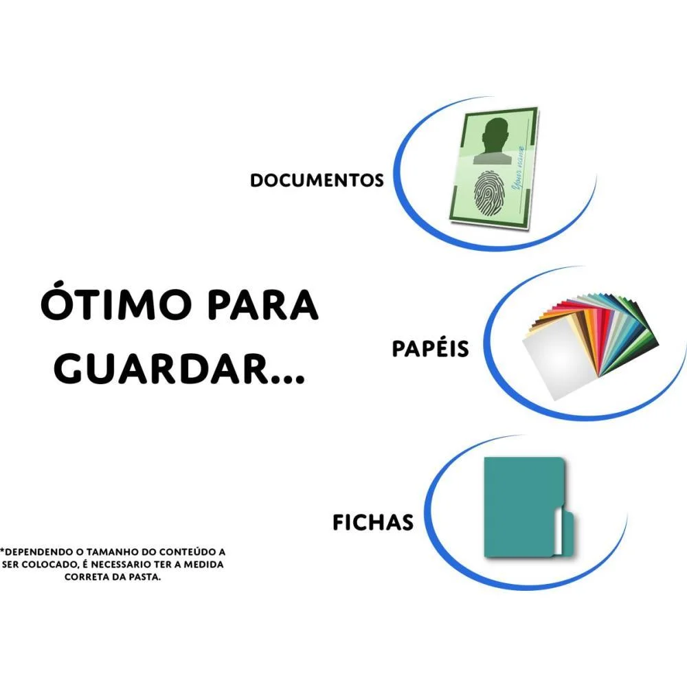 PASTA SANFONADA PLASTICA A4 12 DIVISOES CRISTAL ACP (UNIDADE) - imagem 6