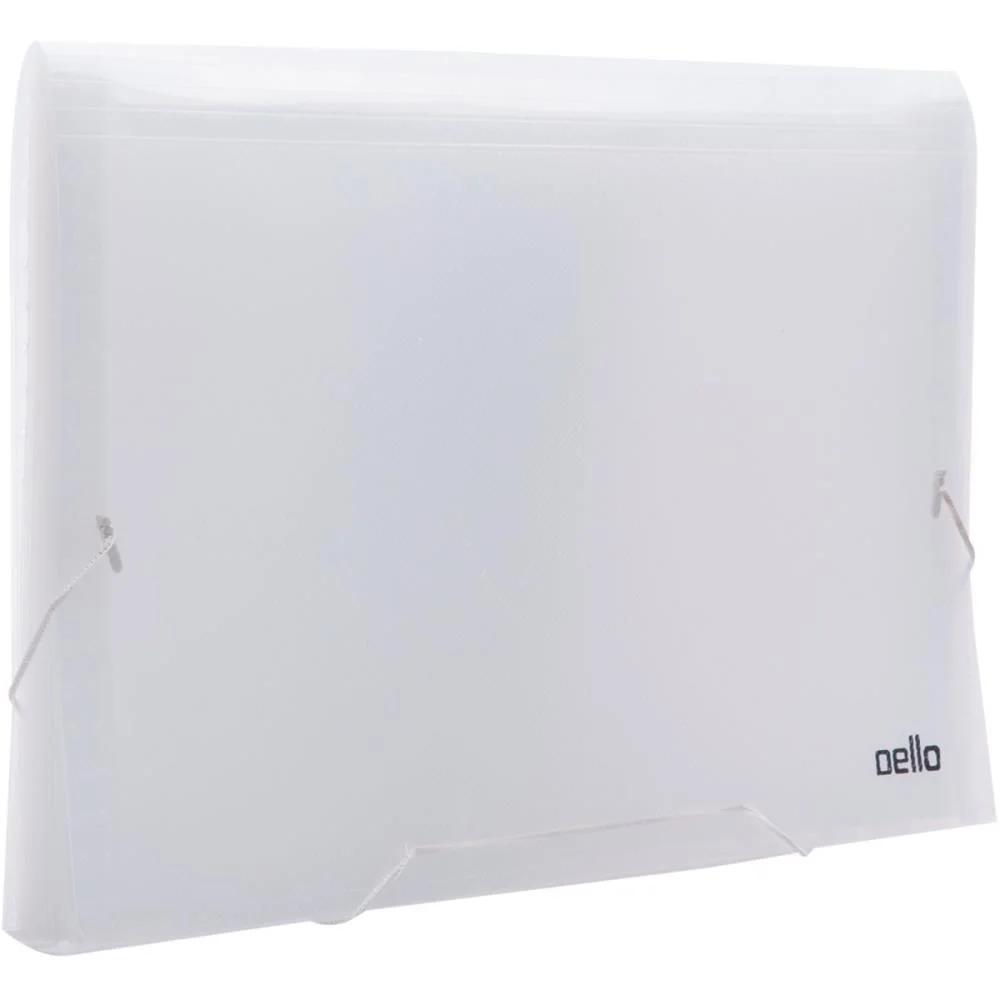 PASTA SANFONADA PLASTICA A4 12 DIVISOES CRISTAL LINE DELLO (UNIDADE) - imagem 2